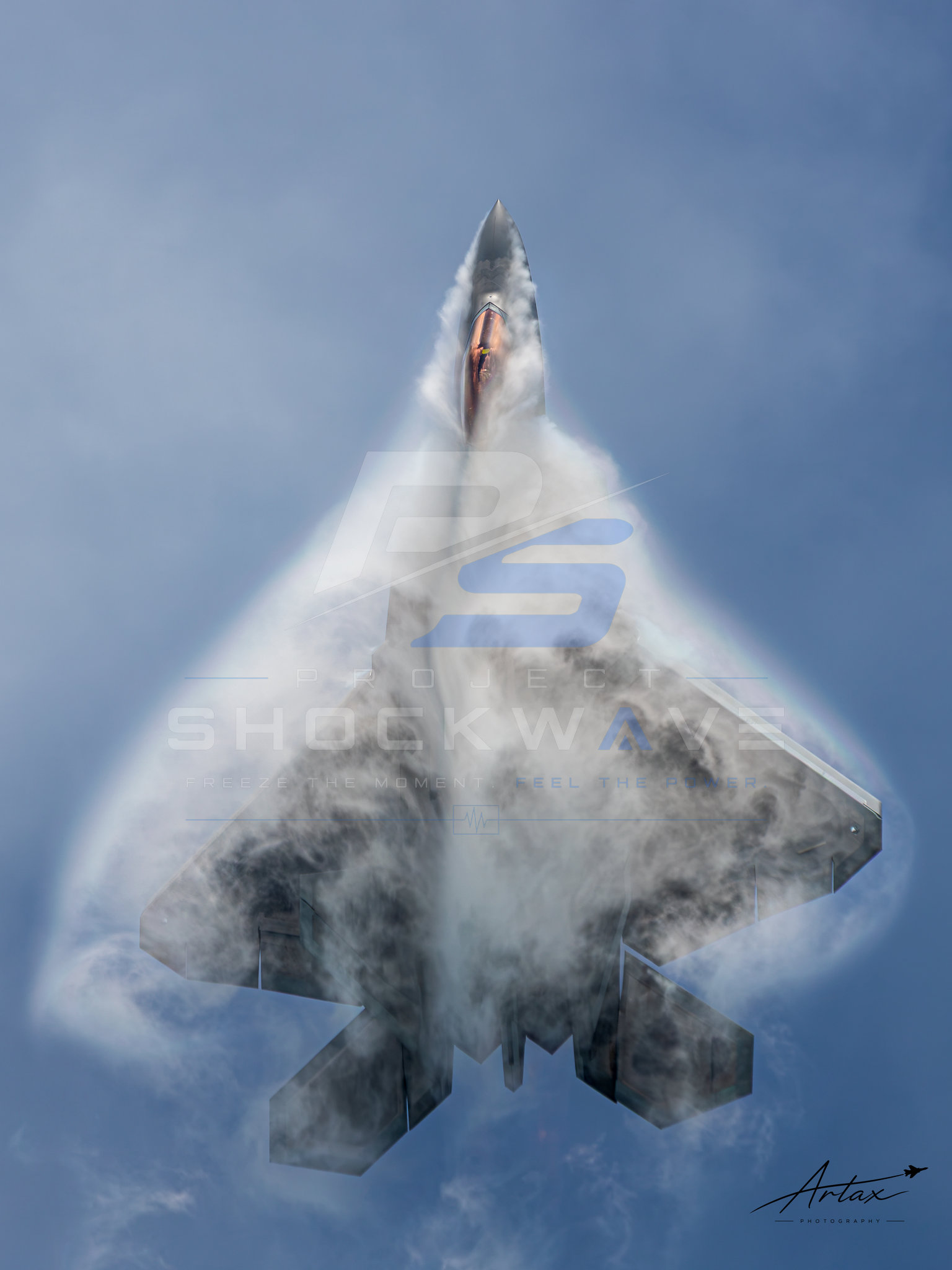 Breaking the Sky - F-22 Raptor in a vapor cone